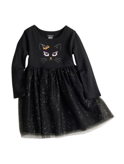 Baby & Toddler Girls Jumping Beans Long Sleeve Tutu Dress