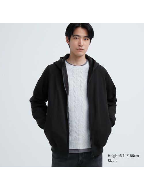 UNIQLO HEATTECH Pile-Lined Sweat Full-Zip Hoodie