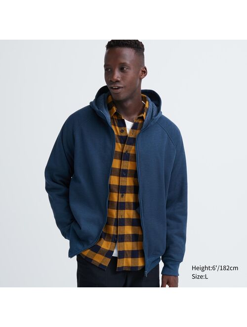 UNIQLO HEATTECH Pile-Lined Sweat Full-Zip Hoodie