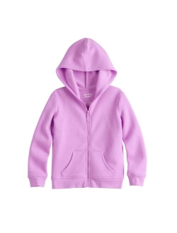 Toddler Girl Jumping Beans Zip Fleece Hoodie