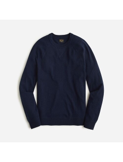 Cashmere raglan-sleeve crewneck sweatshirt