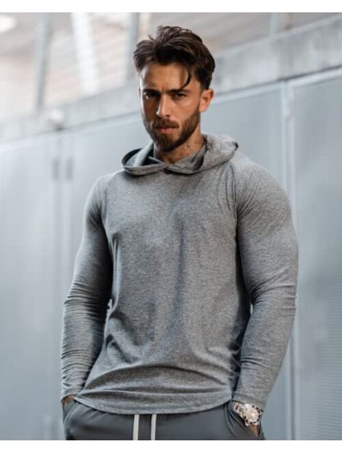 True Classic Active Hoodies for Men, Premium Quick Dry Hoodies and Workout Shirts for Men