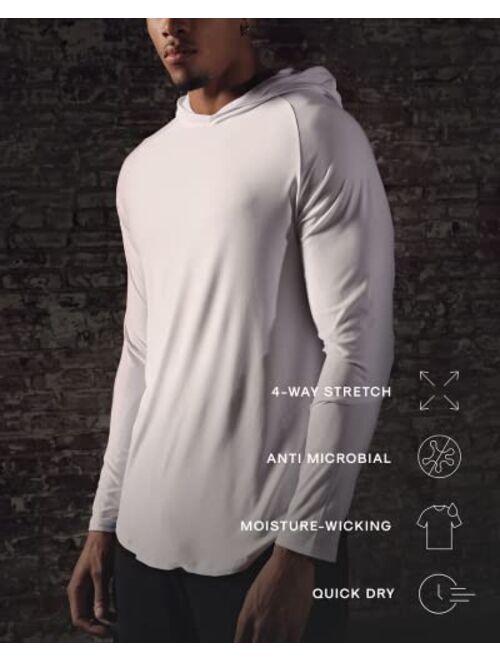 True Classic Active Hoodies for Men, Premium Quick Dry Hoodies and Workout Shirts for Men