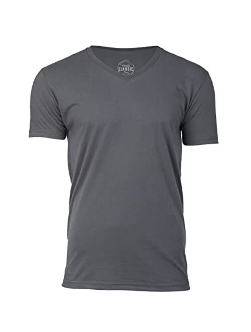 True Classic V Neck Mens T Shirt, Premium Fitted Soft Men's T-Shirts