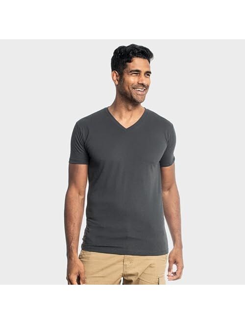 True Classic V Neck Mens T Shirt, Premium Fitted Soft Men's T-Shirts