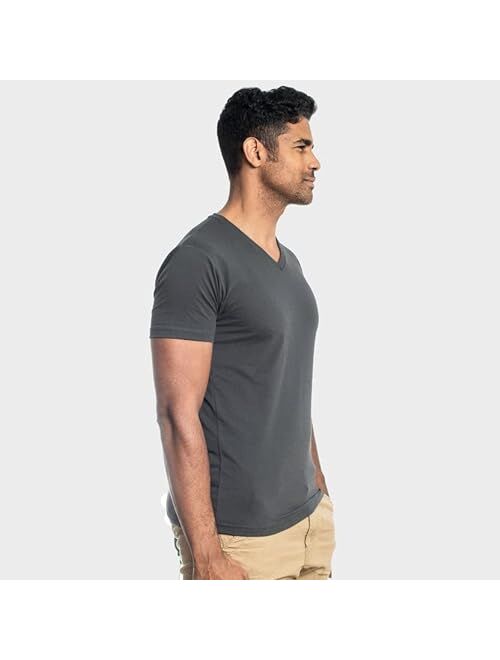 True Classic V Neck Mens T Shirt, Premium Fitted Soft Men's T-Shirts