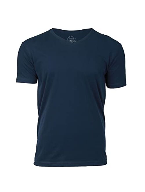 True Classic V Neck Mens T Shirt, Premium Fitted Soft Men's T-Shirts