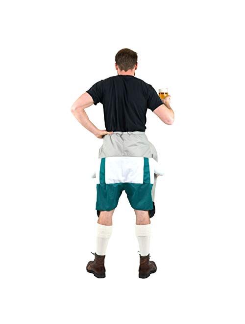 Bodysocks Fancy Dress Bodysocks Lift You Up Adult Lederhosen Carry On Costume