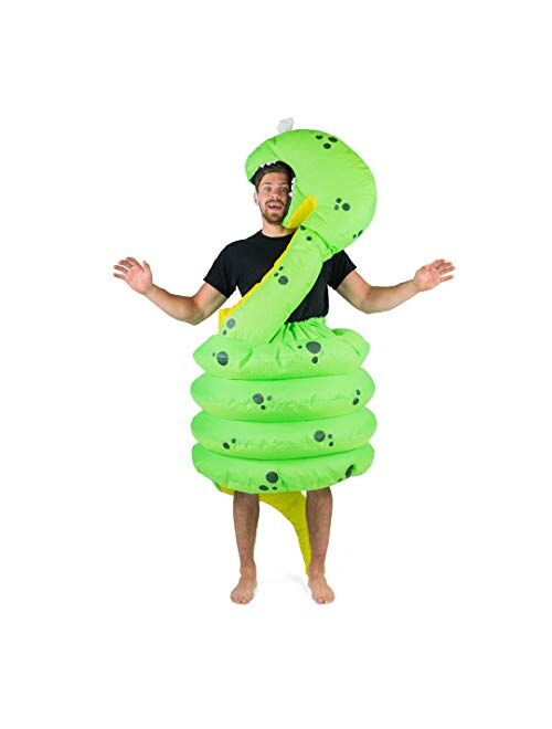 Bodysocks Fancy Dress Snake Jungle Python Full Body Inflatable Costume for Adults (One Size)