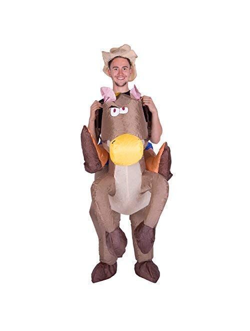 Bodysocks Fancy Dress Inflatable Cowboy Costume - Adults/Kids