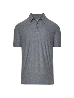 True Classic Active Polo Shirts for Men, Premium Fitted Golf Shirts for Men. Mens Polo Shirts Short Sleeve.