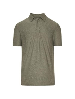 True Classic Active Polo Shirts for Men, Premium Fitted Golf Shirts for Men. Mens Polo Shirts Short Sleeve.