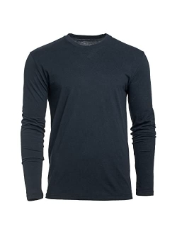 True Classic Long Sleeve Shirts for Men, Premium Fitted Crew Neck T-Shirts and Gifts for Men