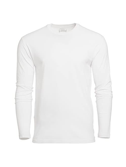 True Classic Long Sleeve Shirts for Men, Premium Fitted Crew Neck T-Shirts and Gifts for Men