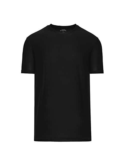 True Classic Active Quick Dry Crew Neck Mens T Shirt, Premium Fitted Athletic T Shirts Shirts for Men