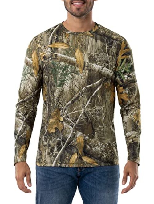 Realtree Men's 2 Pack Long Sleeve Performance Tees