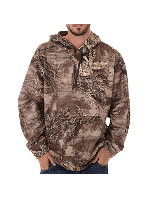 Realtree Men's Polyester Camouflage Pullover Hoodie