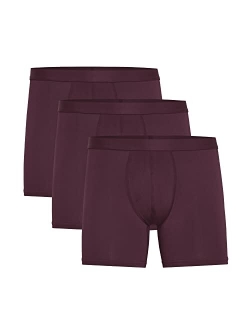 True Classic Ultra-Soft Boxer Briefs for Men Pack of 3, No-Ride Micromodal Mens Underwear