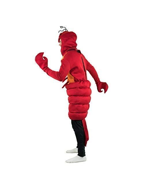 Bodysocks Fancy Dress Red Lobster Under the Sea Costume for Adults (One Size)