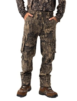 Men's Camo Hunting Pants, Durable Cargo Pants with 6-Pocket, Comfort Fit, Men's Outdoor Pants