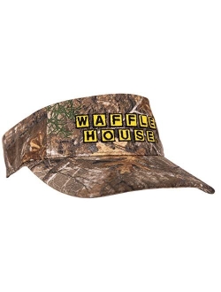 Xtra Color Camo Waffle House Visor | Adjustable Velcro Backing | Baseball Hats | Limited Edition for Men and Women