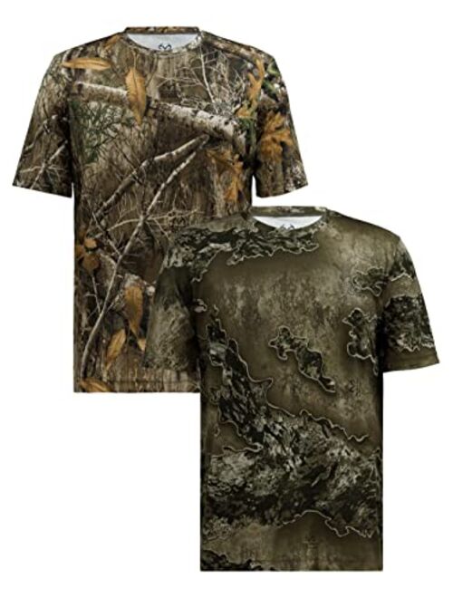 Realtree Men's 2 Pack Short Sleeve Performance Tees