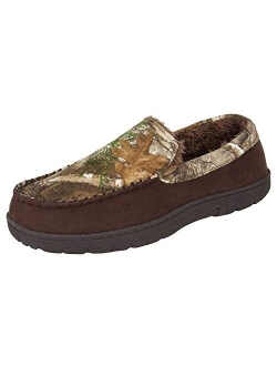 Men's Memory Foam Camo Moccasin House Slipper Indoor/Outdoor