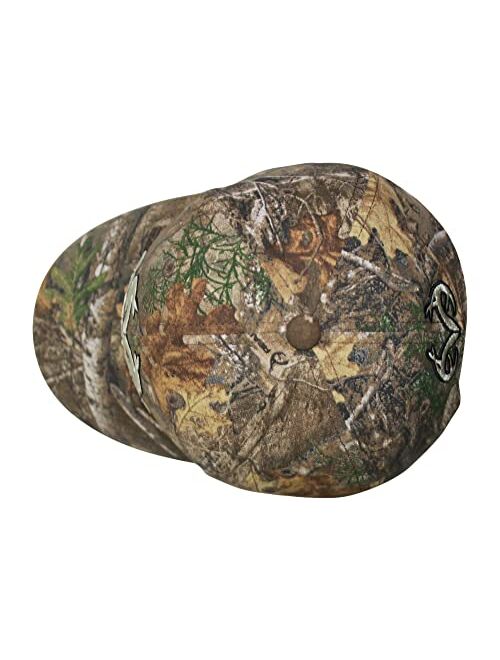 Realtree 3D Logo Camo Deer Hunting Trucker Cap Hat for Men - Precurved Bill, Mid Profile Structured, Snapback, Sweatband