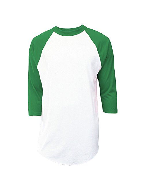 Soffe MJ Men's 3/4 Sleeve Baseball Jersey