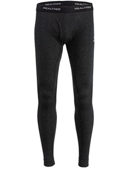 Mens Thermal Underwear for Men Long Johns Bottoms Tights Hunting Gear- Warm Dry Base Layer Leggings for Cold Weather