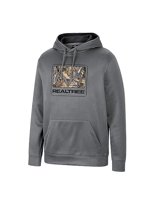 Realtree Men's Anter Logo EDGE Camo Midweight Super Soft Pullover Fleece Hoodies