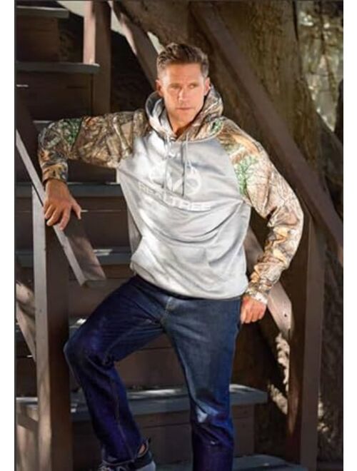 Realtree Men's Hunting Camo Performance Long Sleeve Hooded Shirts | Outdoor Comfort Hoodies for Men