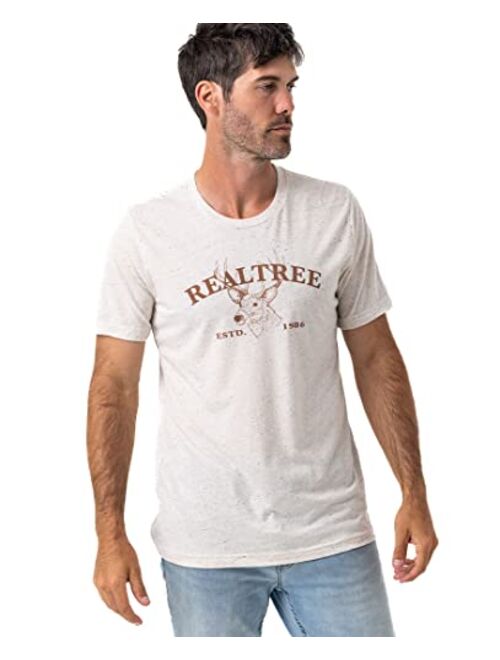 Realtree Men's Hunting Graphic Short Sleeve Shirts for Deer, Elk, Turkey and Duck