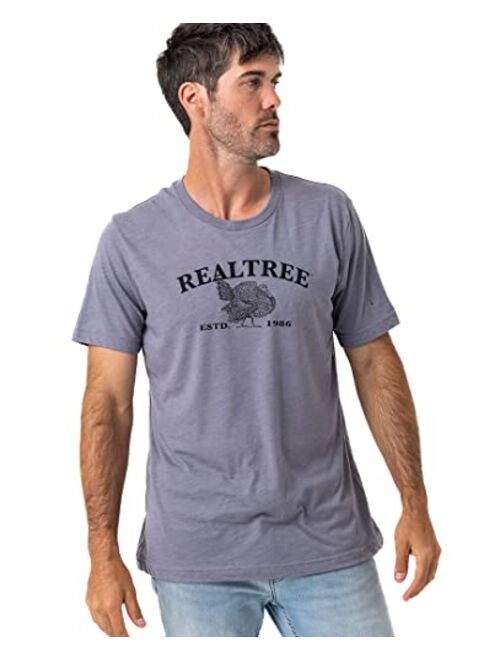 Realtree Men's Hunting Graphic Short Sleeve Shirts for Deer, Elk, Turkey and Duck