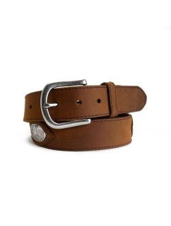 Deer Conch Leather Belt