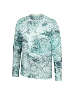 Men's Fishing Camo Sun Protection UV UPF 50  Long Sleeve Shirts and Hoodies Running Hiking Quick Dry