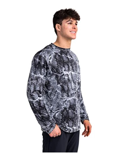 Realtree Men's Fishing Camo UPF 50+ | Reverisble | Dry Weave | Moisture Wicking | Long Sleeve Shirts | Limited Edition