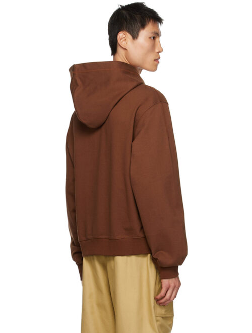 Recto Burgundy Patch Hoodie