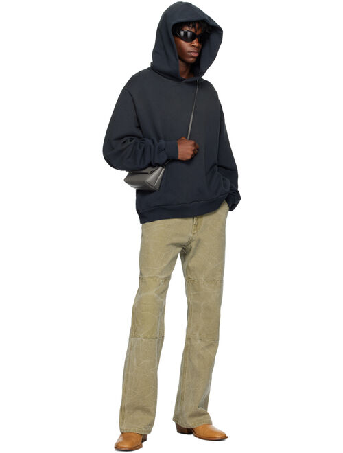 Acne Studios Black Faded Hoodie