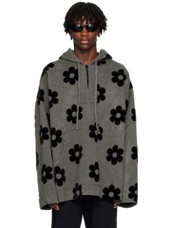 Acne Studios Gray Felted Hoodie