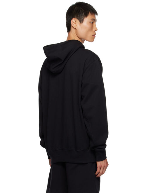 Helmut Lang Black Graphic Hoodie