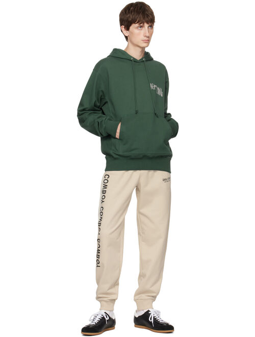 Helmut Lang Green Scribble Hoodie