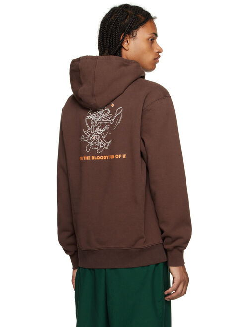 Palmes Brown Bloody Hoodie