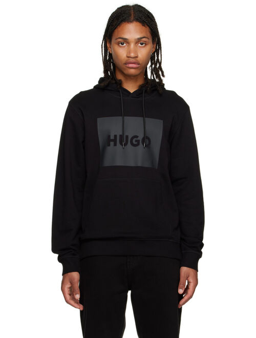 Hugo Black Printed Hoodie