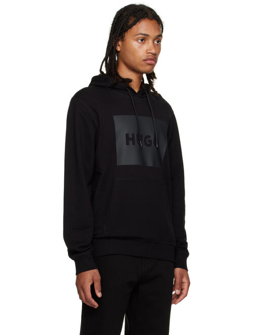 Hugo Black Printed Hoodie