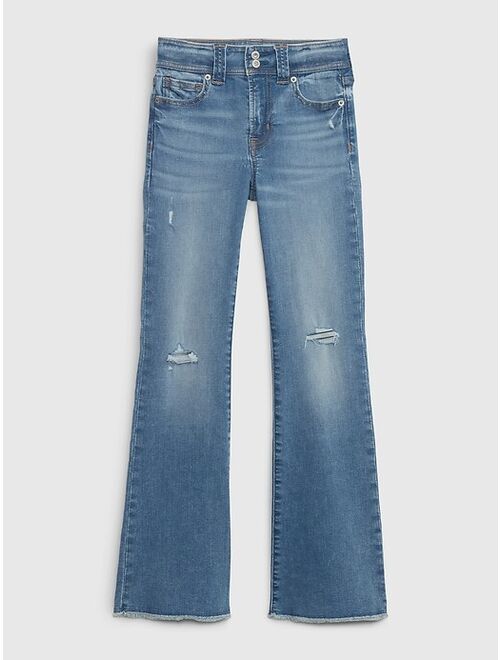 Gap Kids High Rise '70s Flare Jeans with Washwell