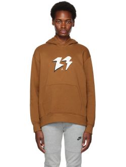 Jordan Brown Printed Hoodie