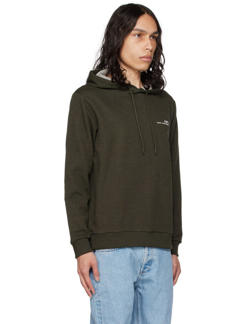 A.P.C. Khaki Item Hoodie