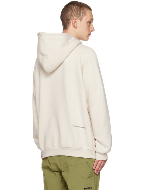 Manors Golf Beige Eighteen Hoodie