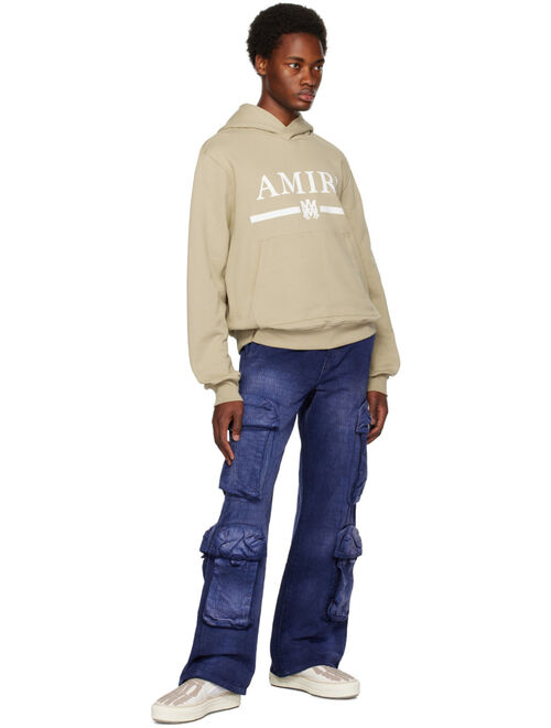 AMIRI Tan M.A. Bar Hoodie